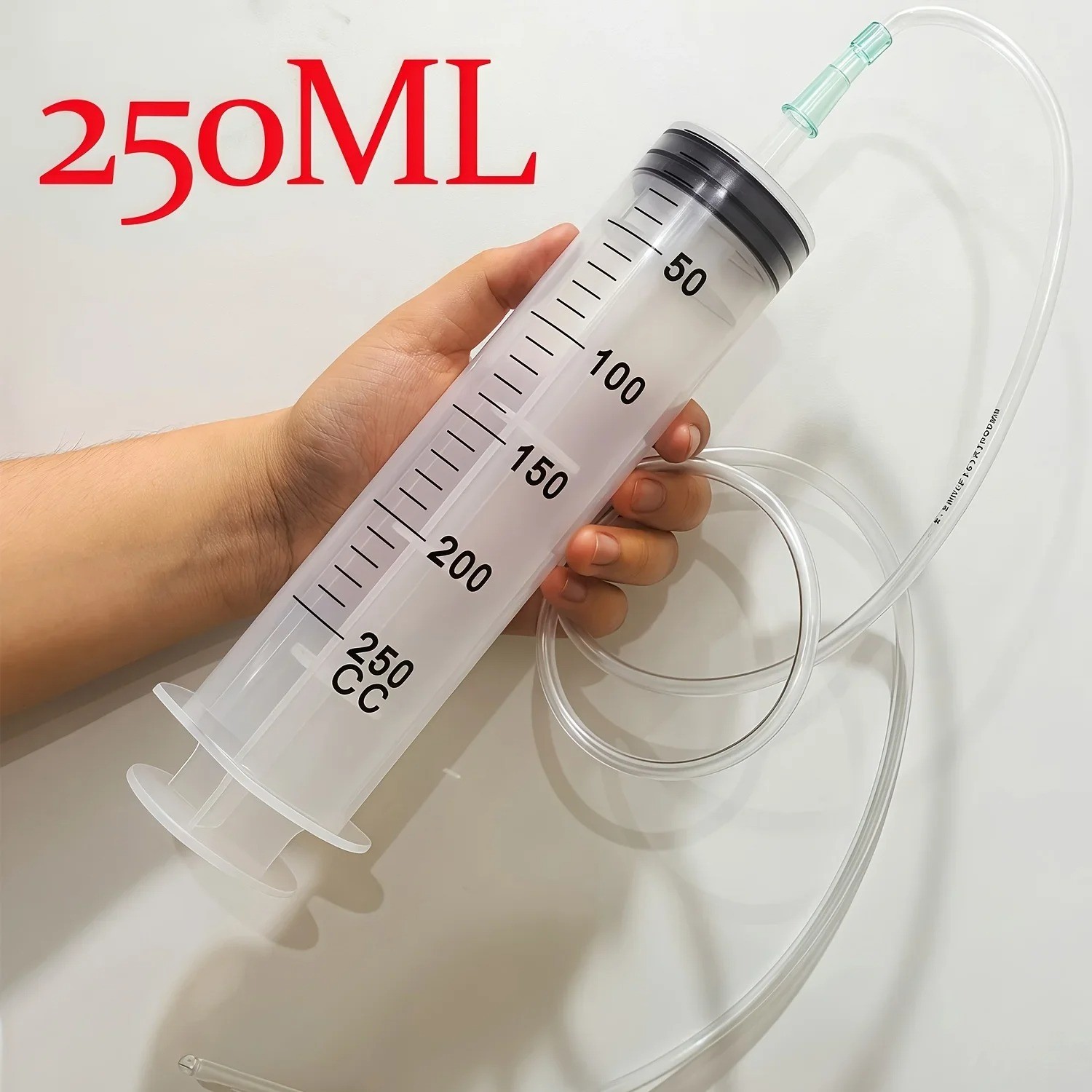 Syringe Hydroponics Nutrient Measuring Syringe Reusable Big 60-350ML
