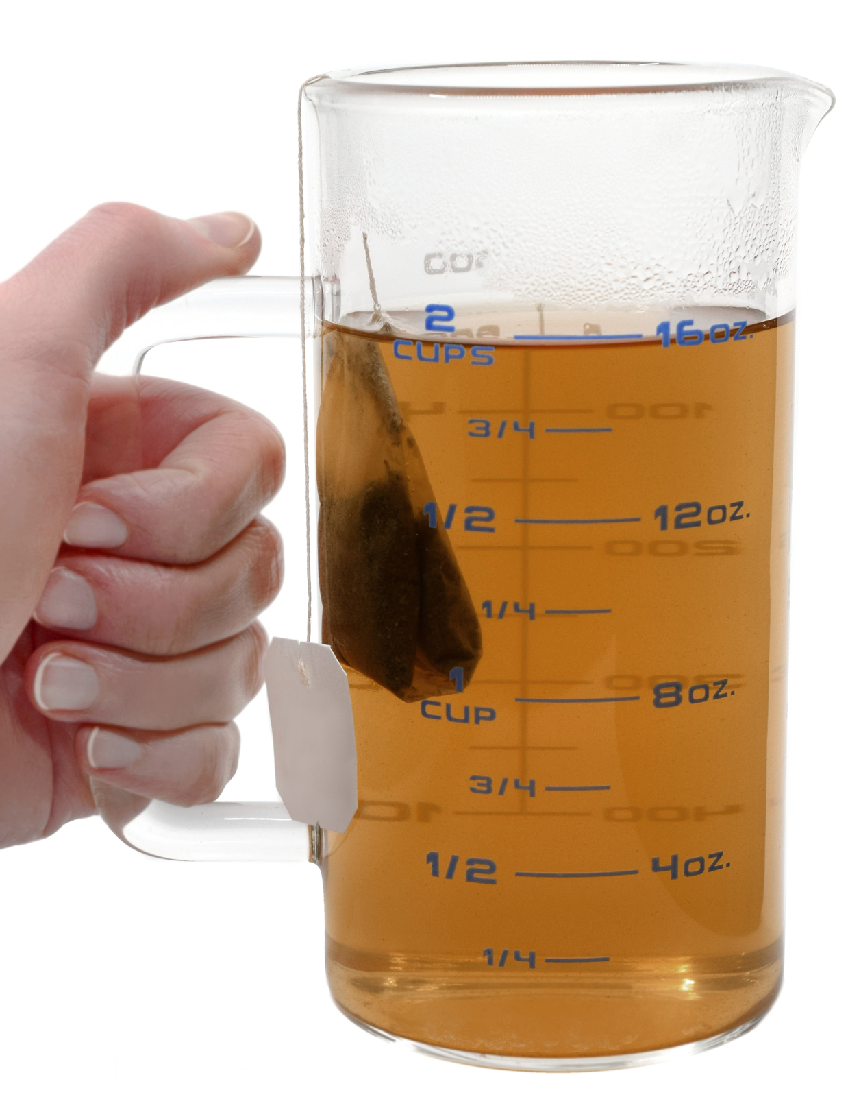 Premium Beaker Mug, Tall Form, Spout – Heavy Duty Borosilicate Glass – hBARSCI