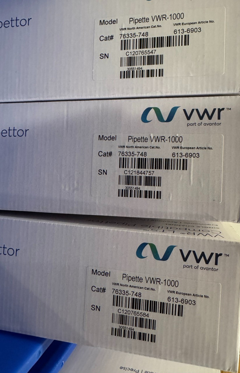 (18qty) VWR Ergonomic LTS Compatible Single Channel Pipettes Cat# 76335
