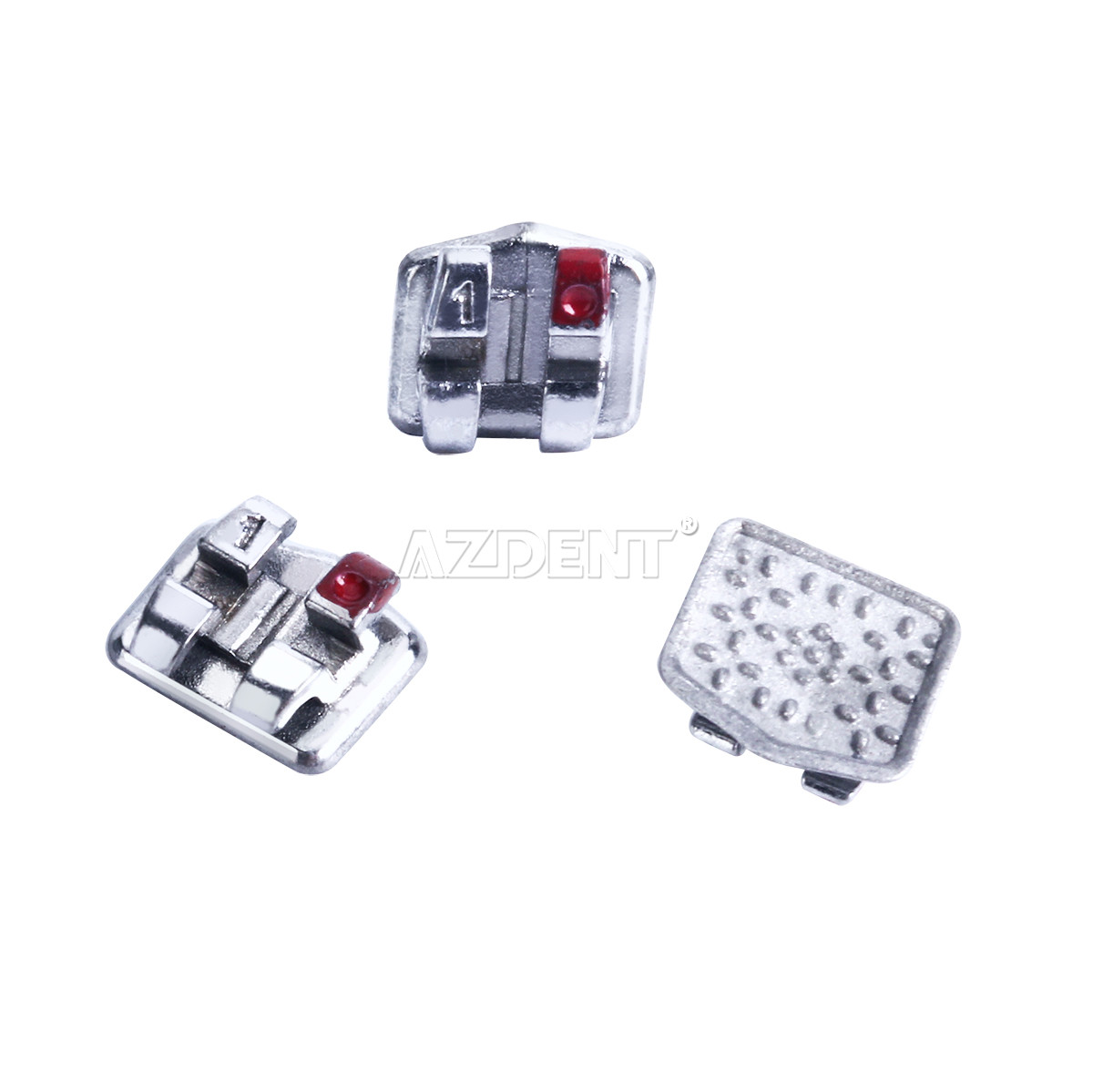 Dental Orthodontic Monoblock Bracket Braces Mini Roth 022 Hooks 3-4-5 AZDENT