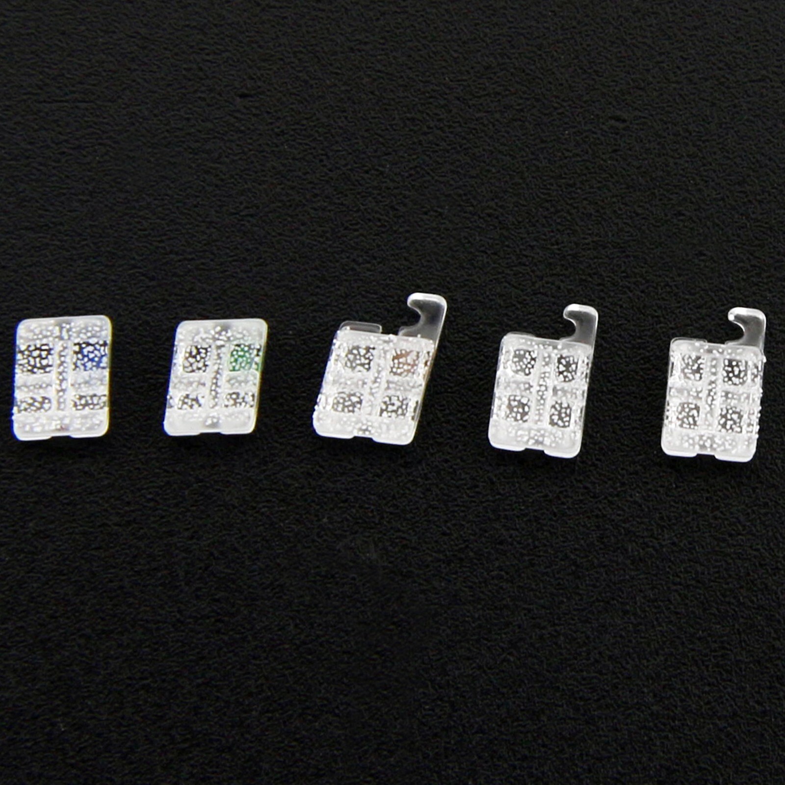 STAR ABSOLUTE Orthodontic Sapphire Brackets Clear Monocystalline Braces Roth MBT
