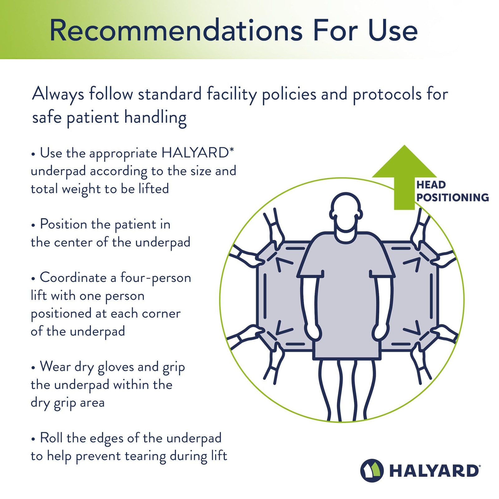 Halyard Premium Disposable Bag Of 10 Heavy Absorbency Moisture Control