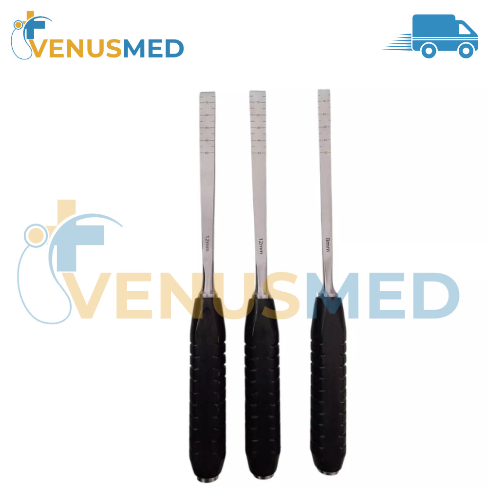 Set Of 3 PCS Plastic Surgery Hospital Orthopedic Osteotome Straight