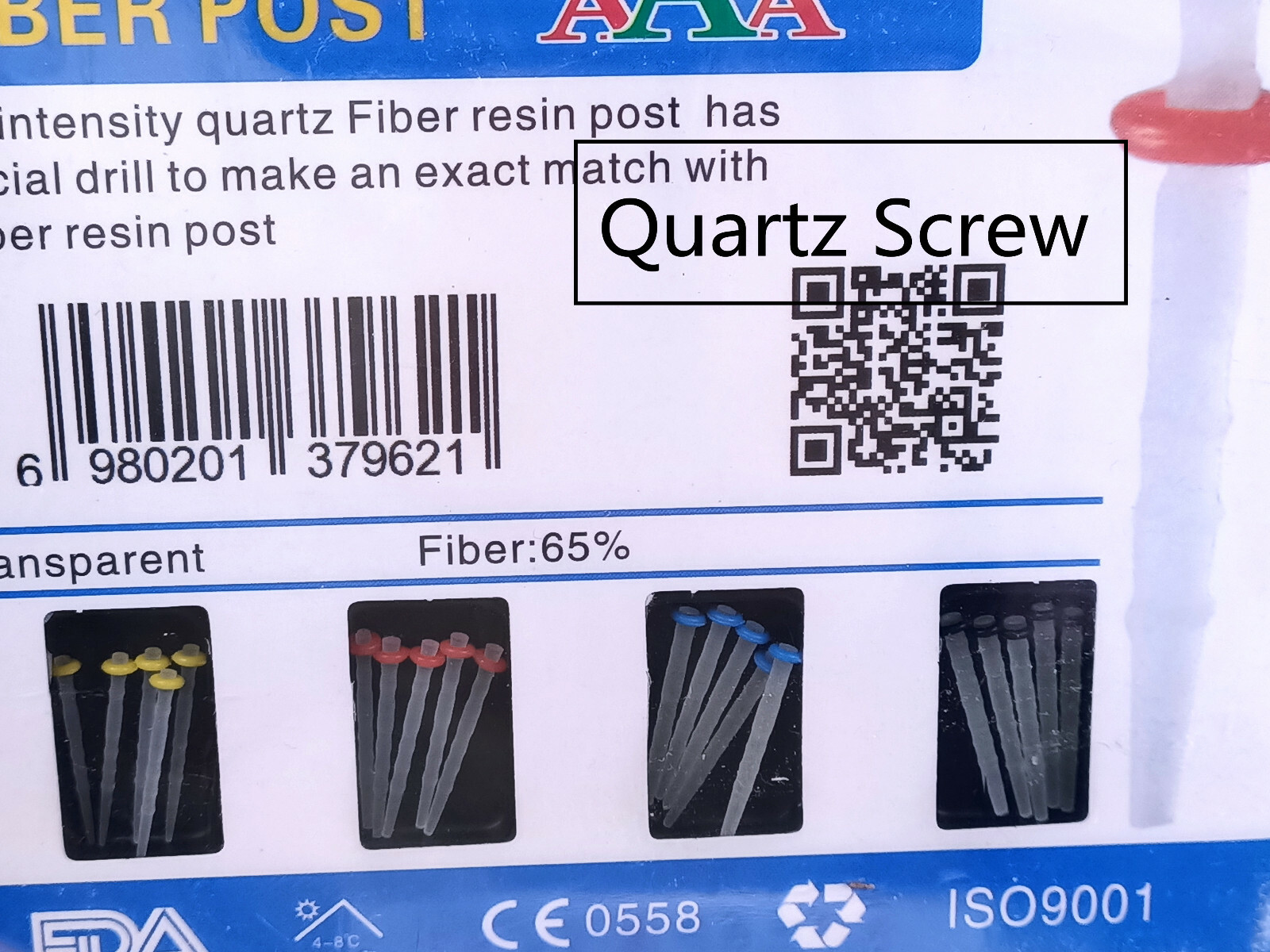 Dental Glass Fiber Post Root Canal Posts Resin+4 Drills 1.0/1.2/1.4/1.6/1.8mm