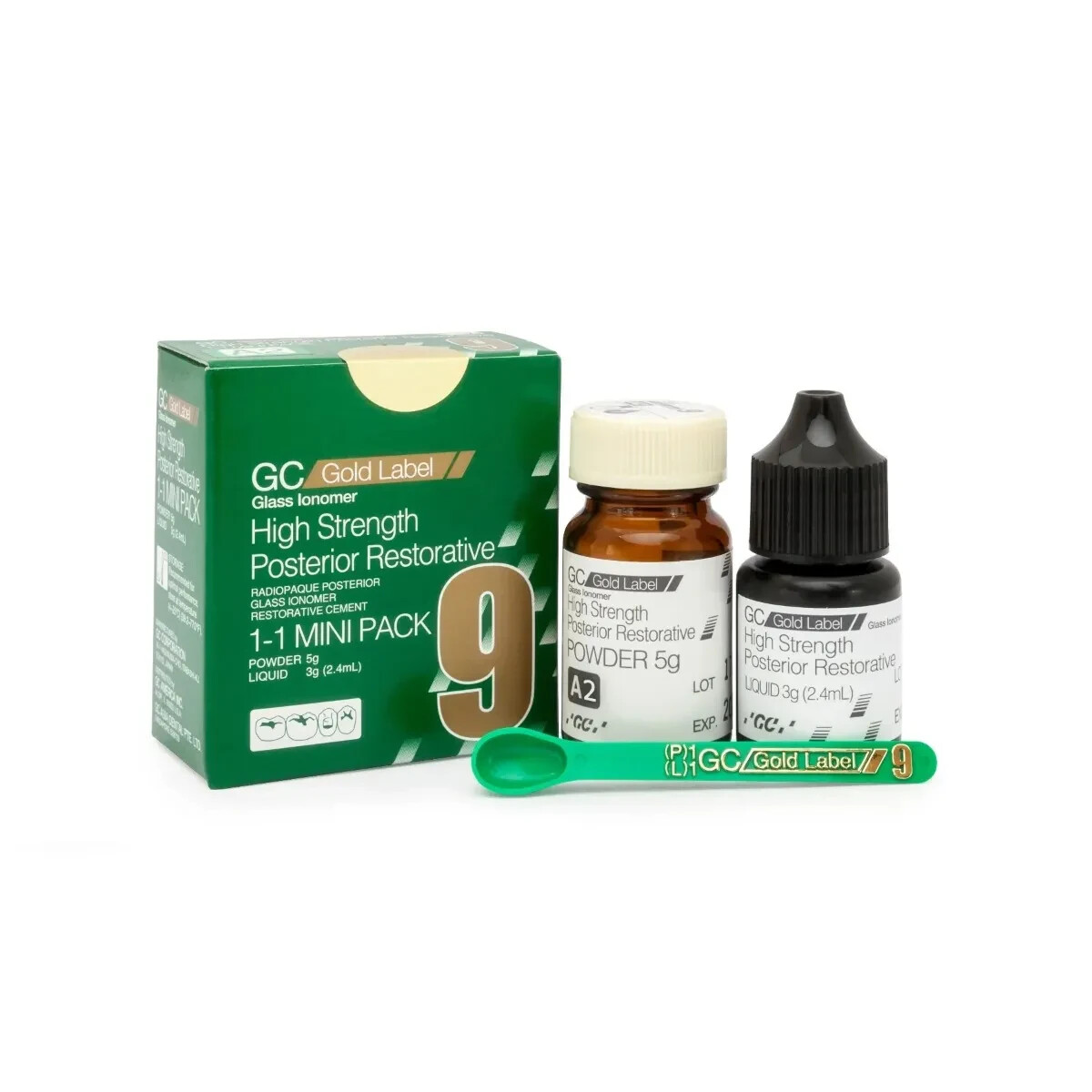 GC Gold Label 2 Glass Ionomer Restorative Cement Big Pack Extra Pack of 1