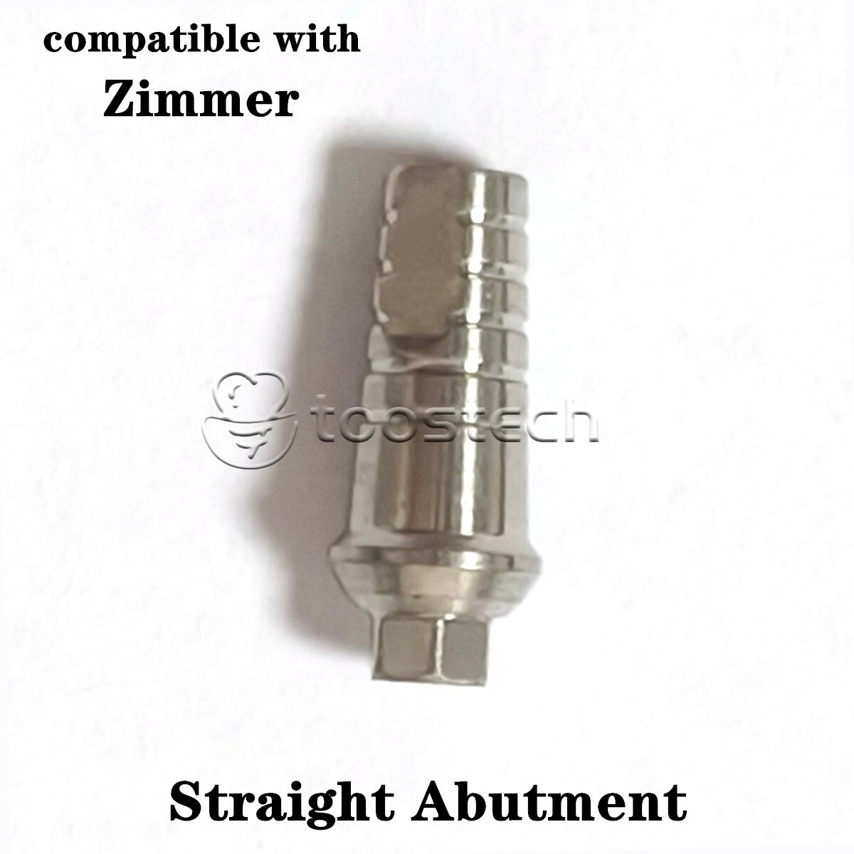 Zimmer TSV 3.5 compatible Titanium straight abutment platform D4.5