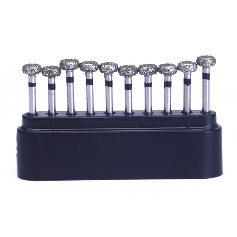 20Types AZDENT Dental FG Diamond Burs Drills for High Speed Handpiece 10pcs/kit
