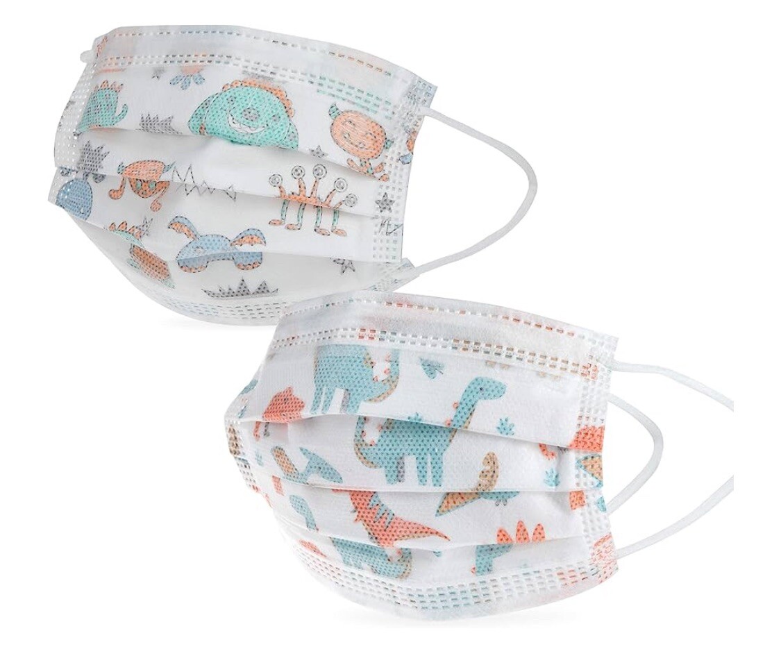 Dr. Talbot’s Disposable Protective Face Masks for Boys 2-5 Years – 10-Count. A12