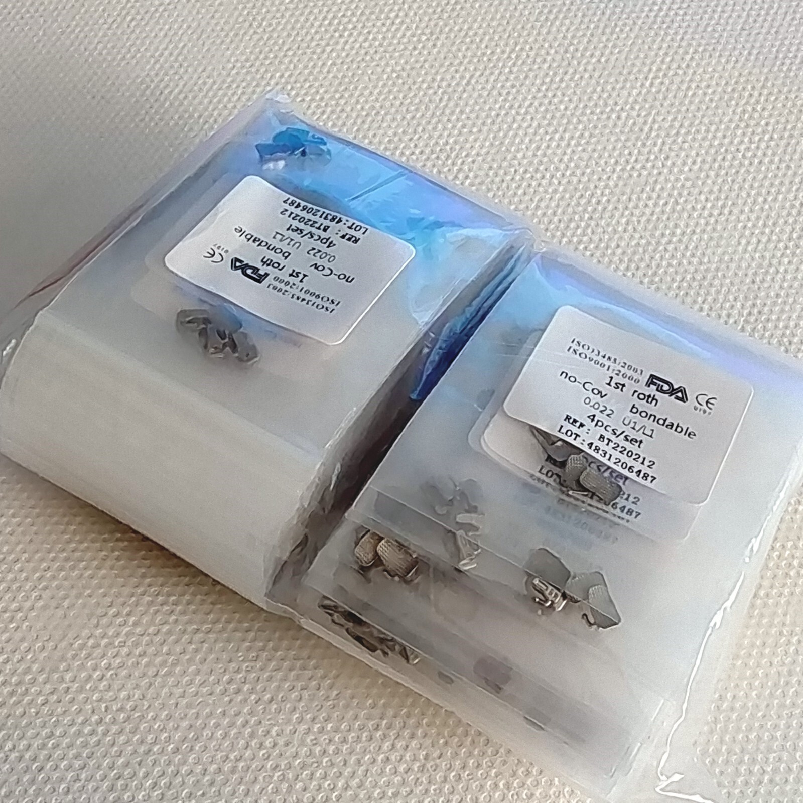 100Packs Dental Orthodontic Buccal Tube 1st Roth 0.022 Molar Bondable No-covn