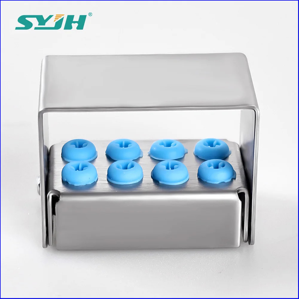 Dental 8Holes Sterilizer 135℃ Autoclavable Sterilizer Endo File Case Organizer