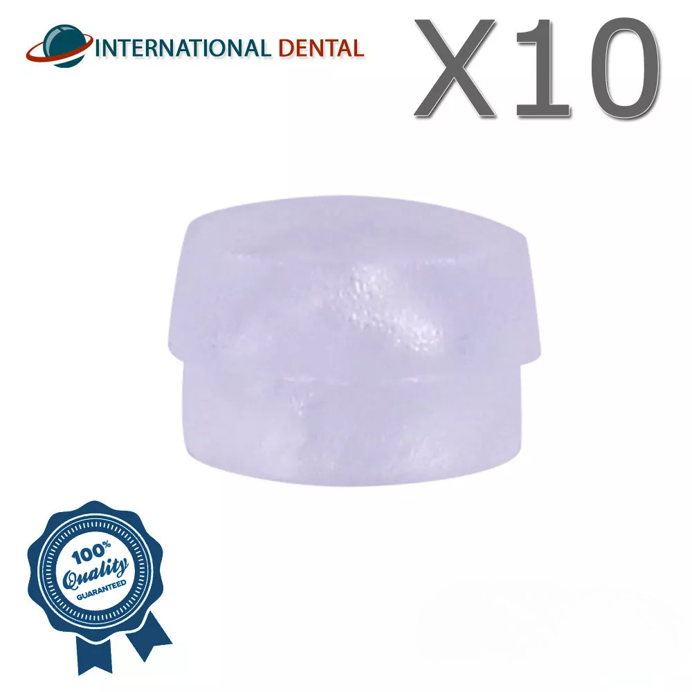 Lot Of 10 Standard Silicone Cap For Ball Attachment, Dental Fixture Adapter Head