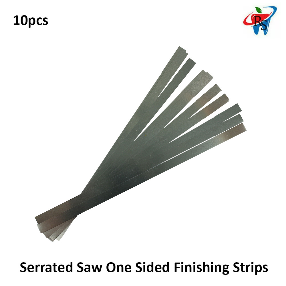Dental MDT Serrated Saw One Sided Restorative Orthodontic Finishing Strips 10pcs
