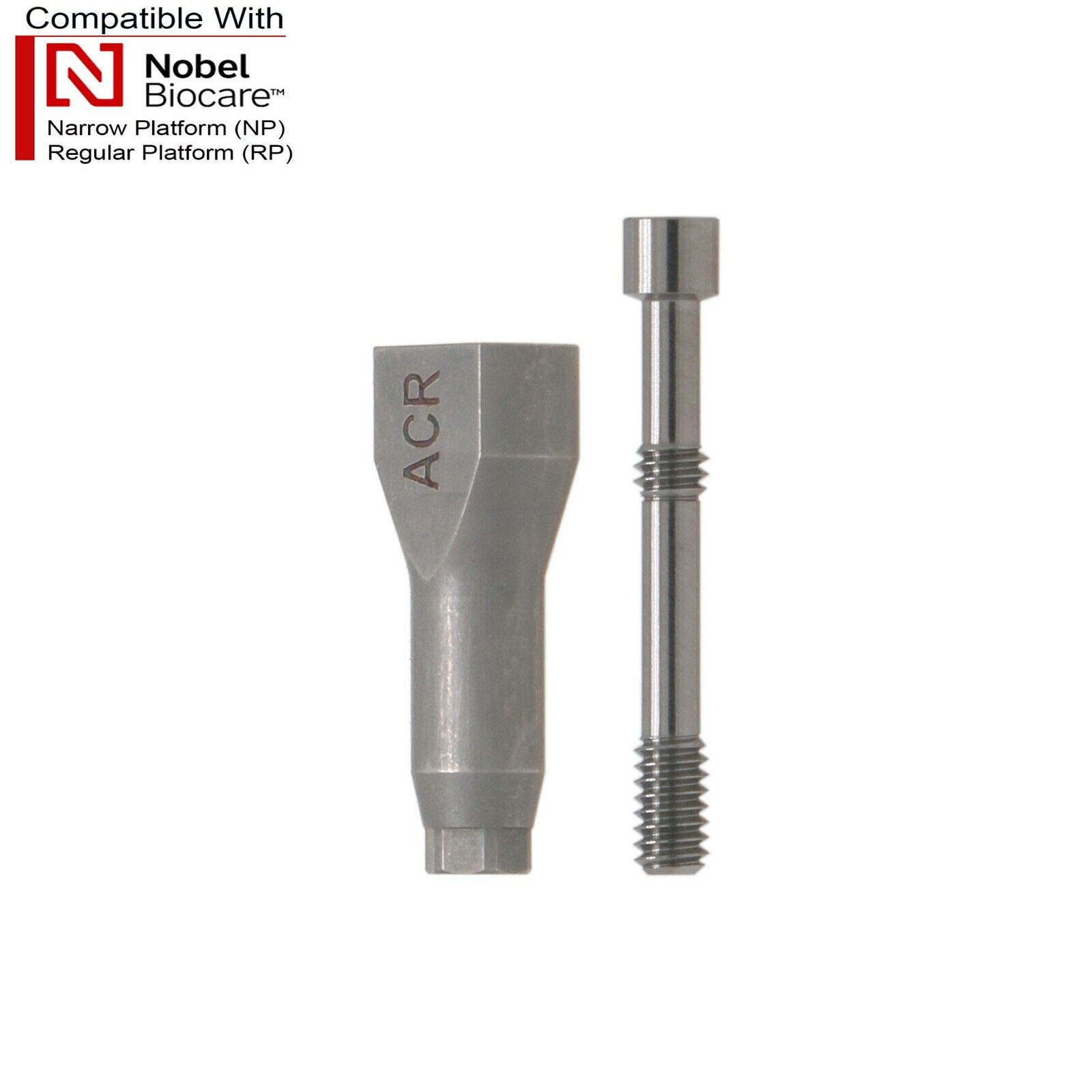 Analog Impression Coping Transfer Open Close Tray Scan Body Nobel Active NP/RP