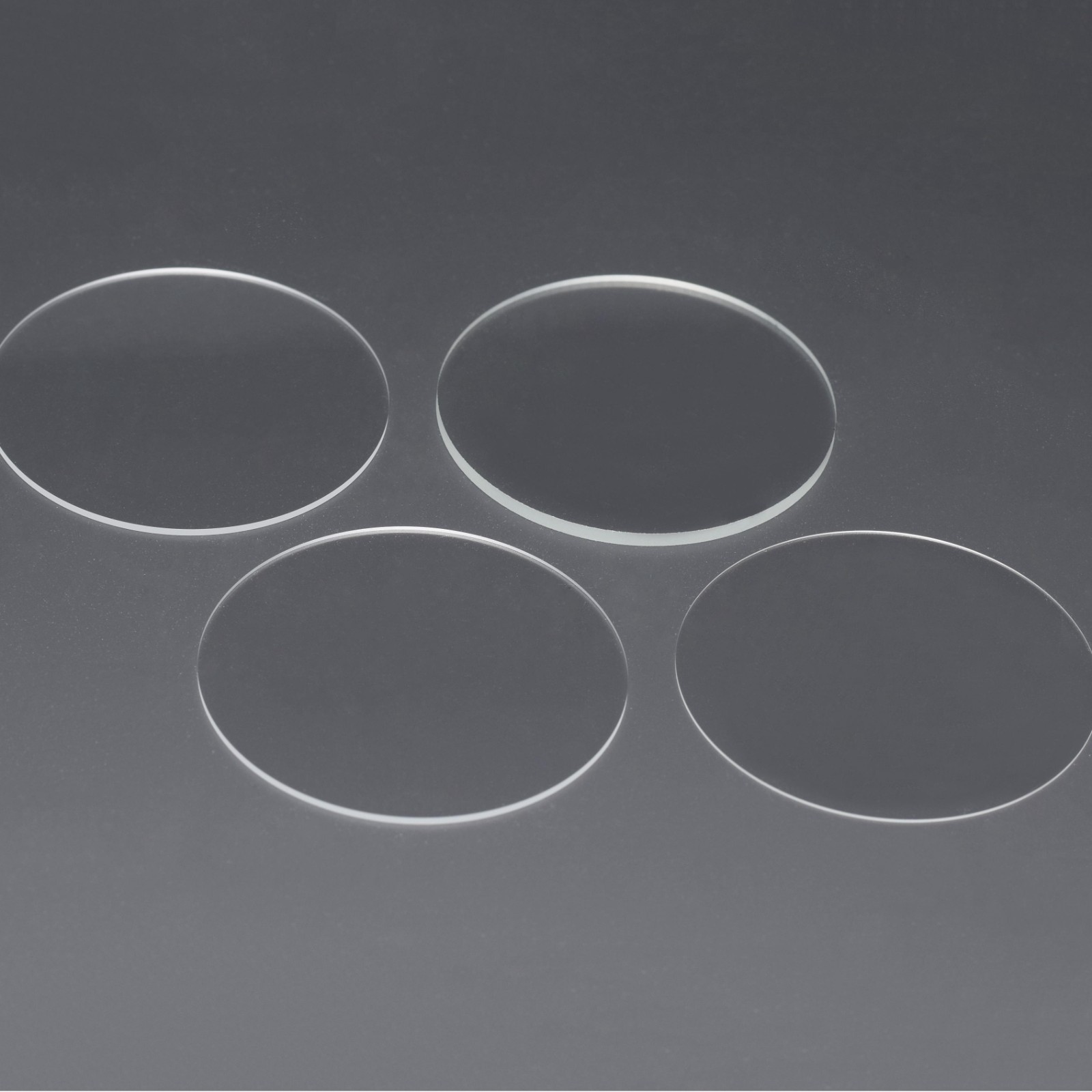 D100x0.1/0.2/0.5mm Quartz Glass Wafer Ultrathin JGS2 Fused Silica Single Crystal