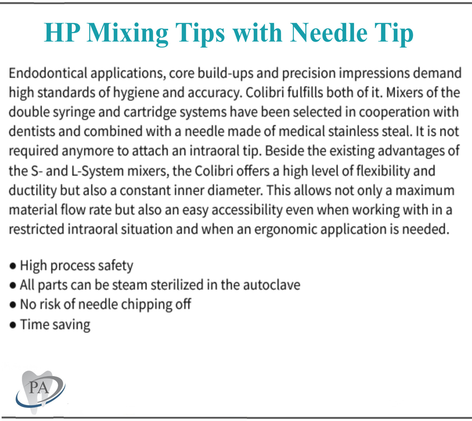 Dental Purple HP High Performance Mixing Tips 7.5mm Purple VPS HP Tips MIXPAC