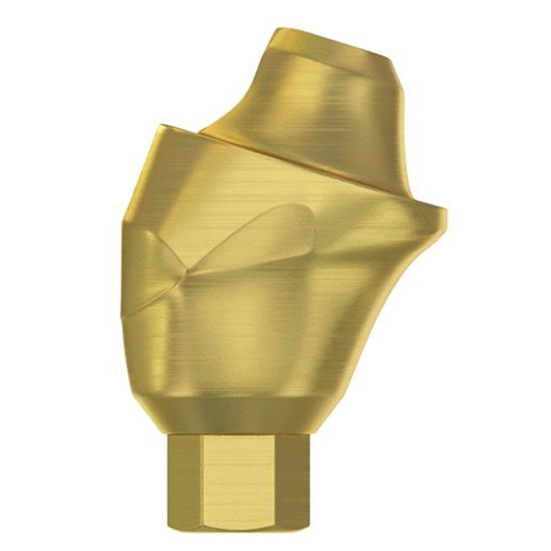 1x Set Angulated 17° Multi-Unit 1.6 RP Int Hex 2.42 PEEK Scan Body Titanium Base