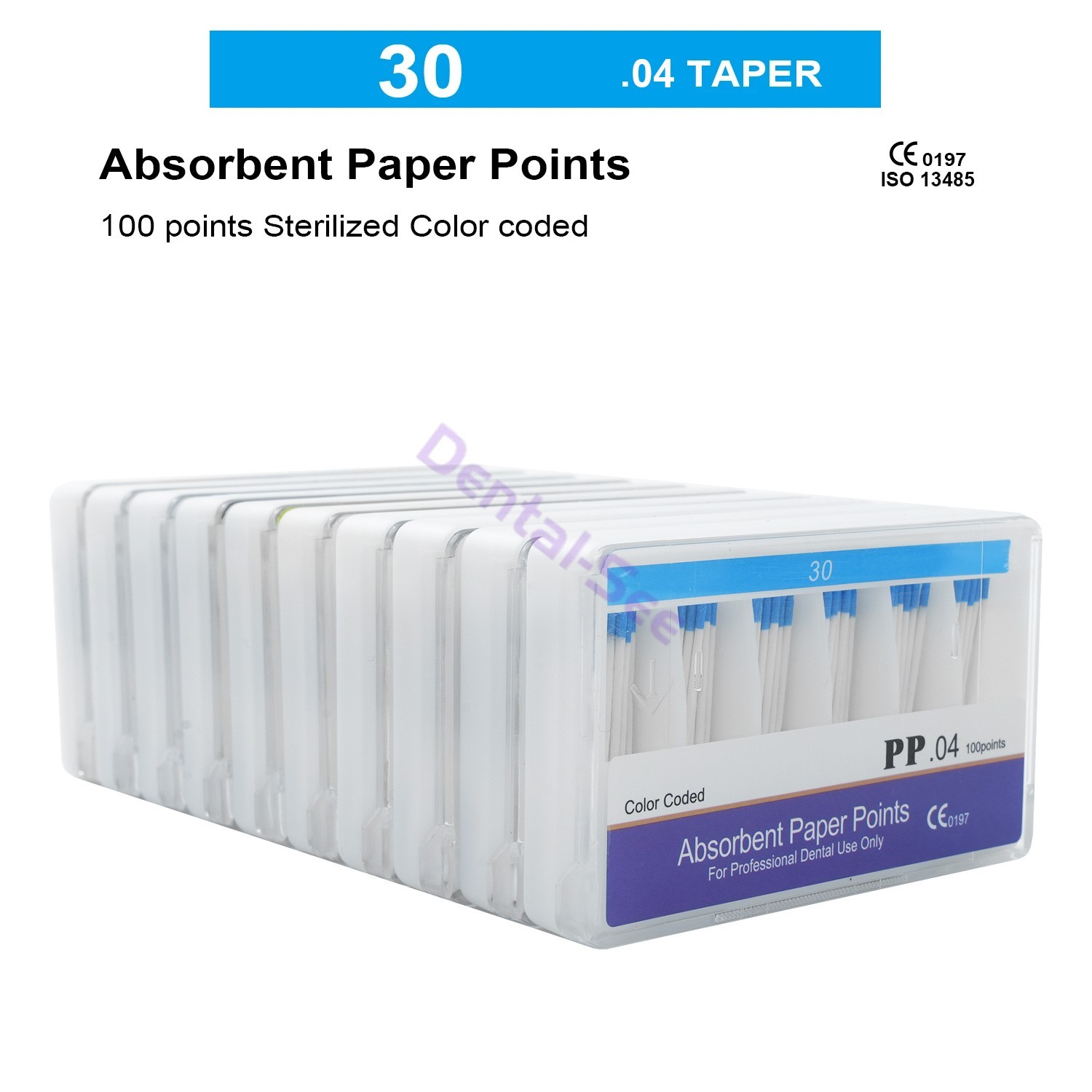 10Box Dental Endodontic Absorbent Paper Points Tips 15-40# 02 04 06