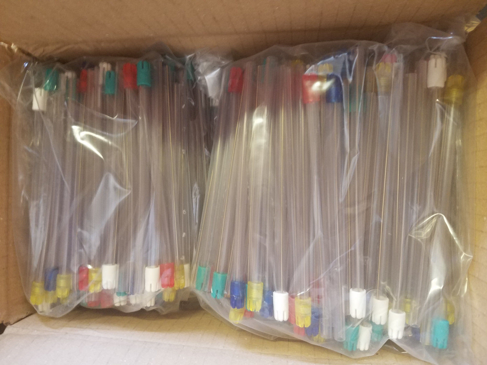 1400 Saliva Ejector Translucent Clear with Multi Color Tips Made in Italy