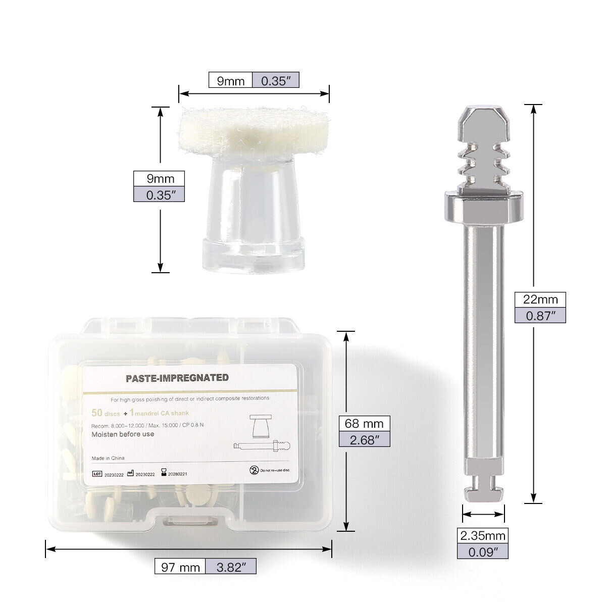 3 Box Dental Integrated polishing agent More Faster polishing Disks Regular Snap