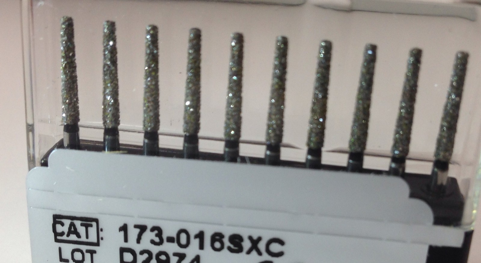 Diamond Burs 50 X 848-173-016 S. 1.6 mmDiameter 8mm Cutting Length. #848-016Sc