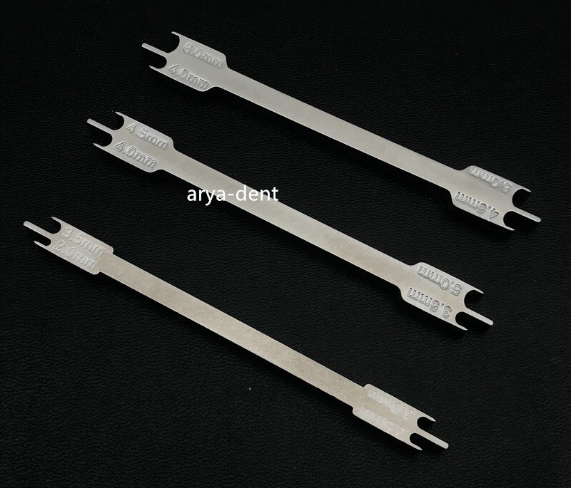 Dental Orthodontic Brackets Positioner Adjustable Locator High Precision Gauge