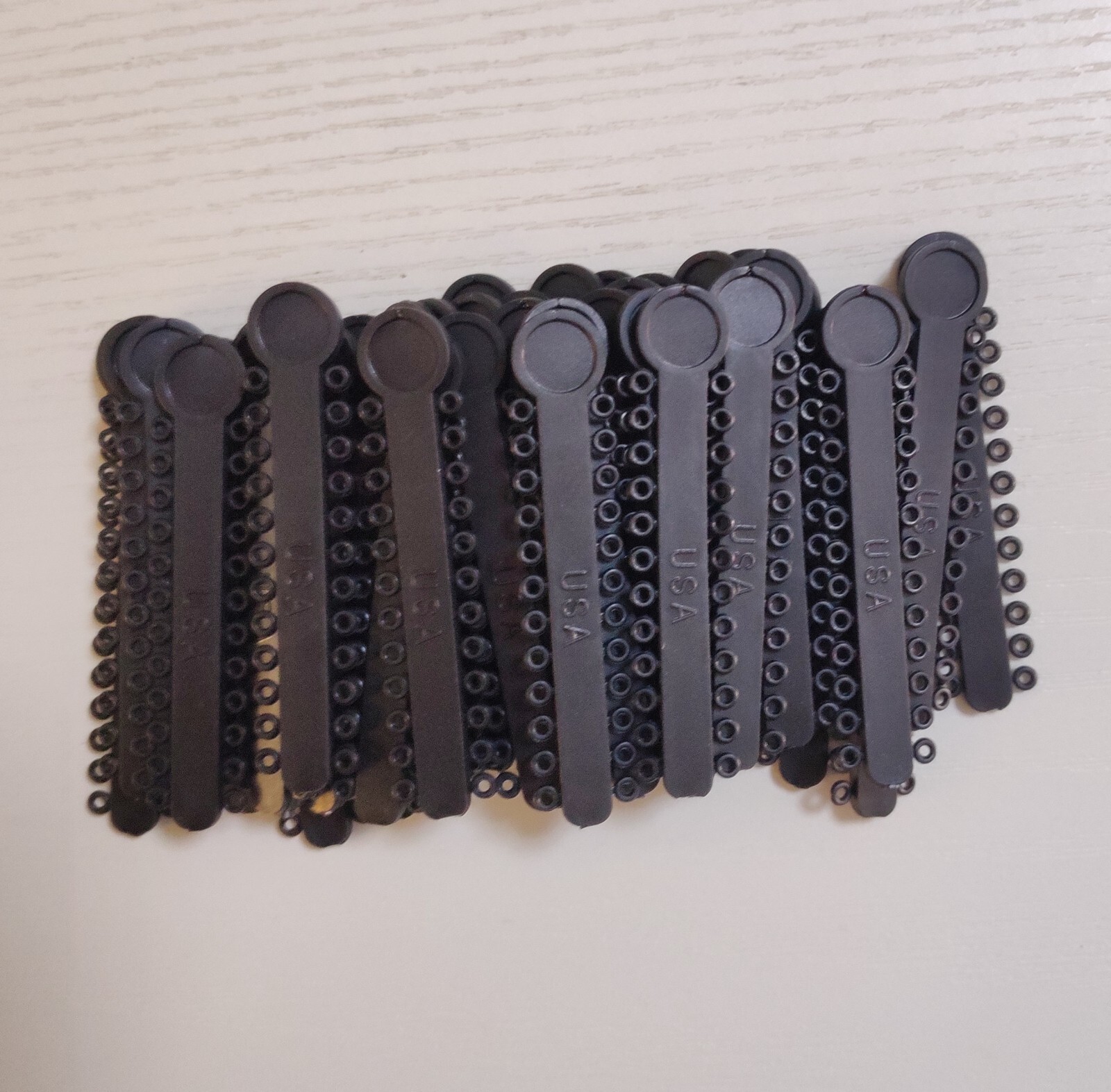 5Packs 5040 Pcs Dental Orthodontic Ligature Ties Elastic Rubber Bands 38 Colors