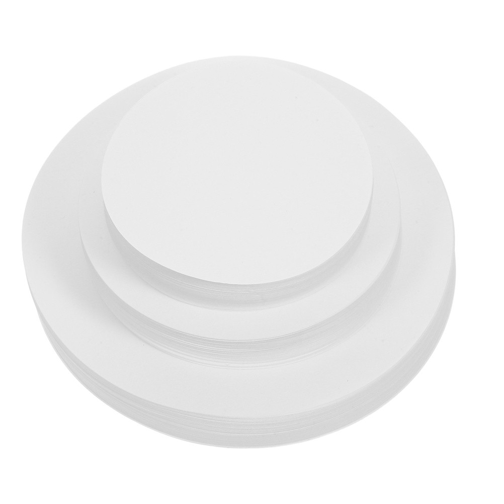 300 Pcs Qualitative Filter Paper Sheets Lab Funnel Chemical Analysis