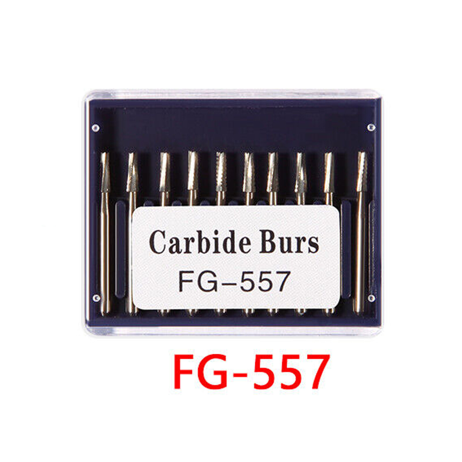 1-10 Box Dental FG HP Tungsten Carbide Burs Round Type For High Speed Handpiece