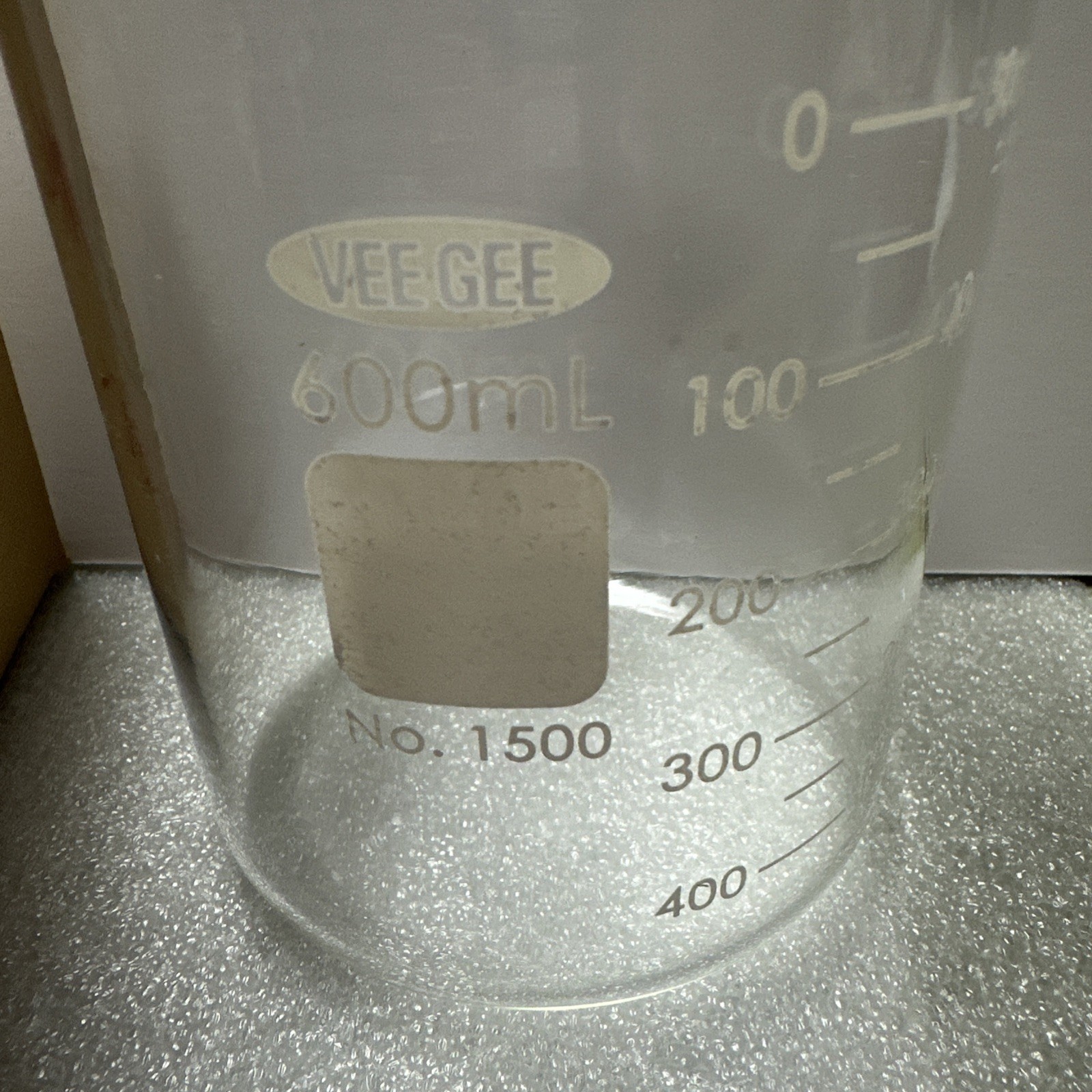 VEE GEE Low Form 600mL Beaker Graduated 6pk
