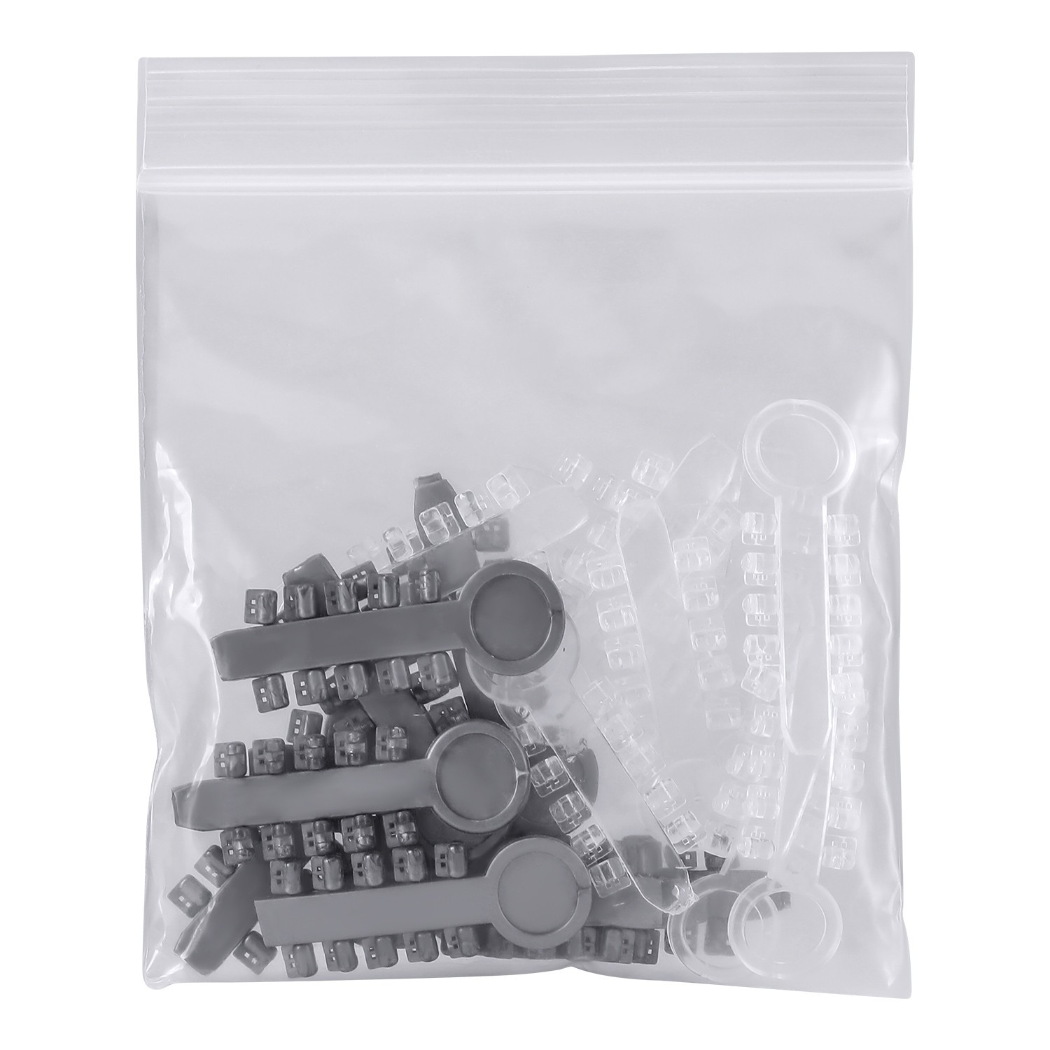 AZDENT 200pcs Dental Ortho Rotation Wedges Teeth Whitening Elastic Rubber wedge