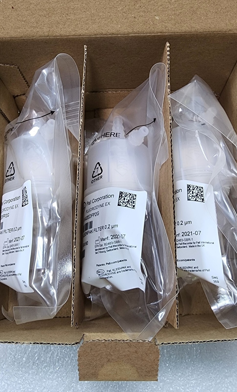 CYTIVA KA02EDFP2G PALL Fluorodyne EX EDF membrane in Mini Kleenpak capsules