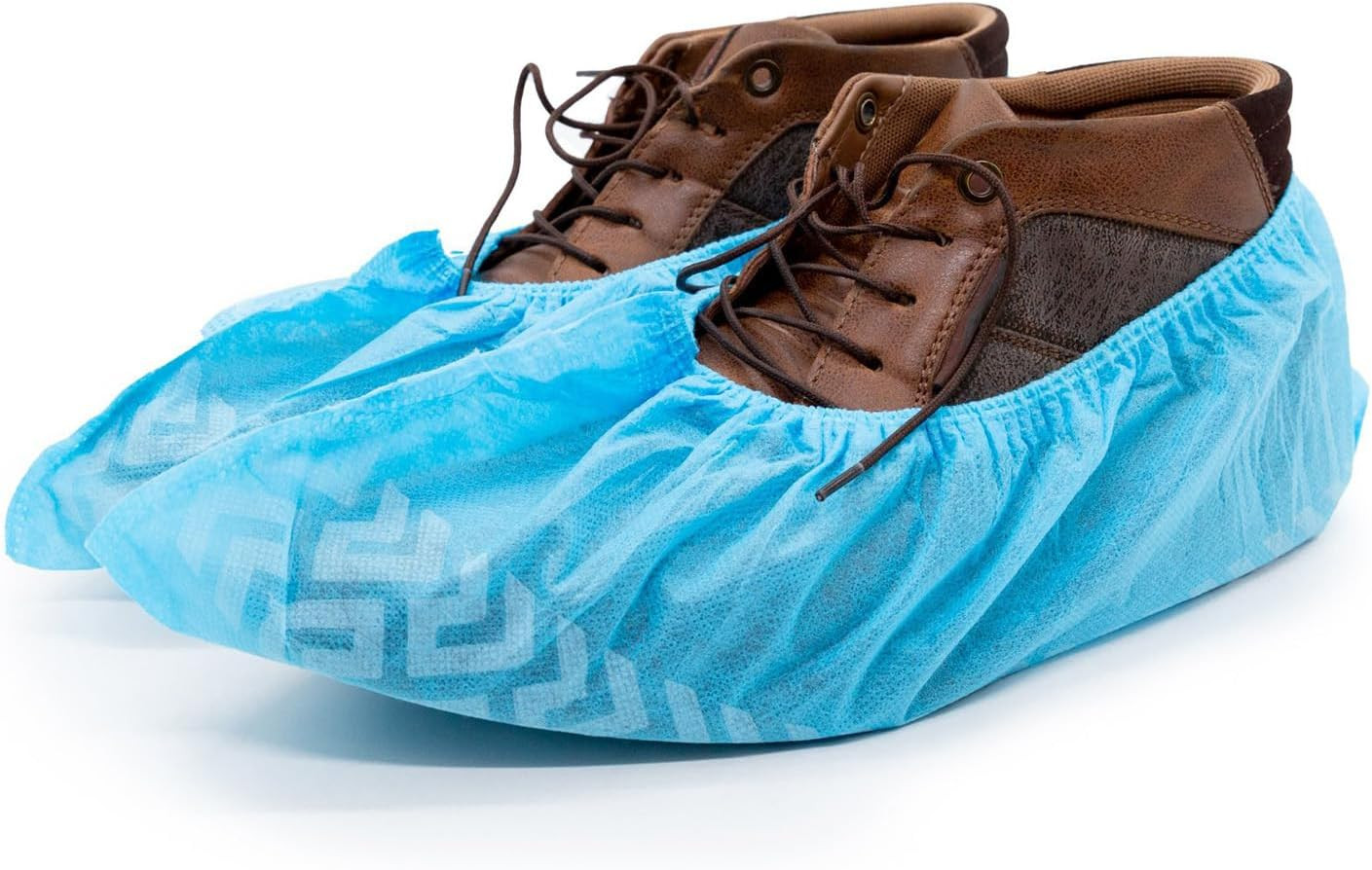 Disposable Shoe Covers X-Large 200 Pack (100 Pairs) Non Slip, Fit Shoe Size up t