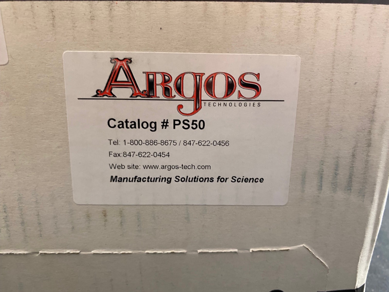 ARGOS 50mL Serological Pipettes Sterile Individually Wrapped PS50 (100/cs)