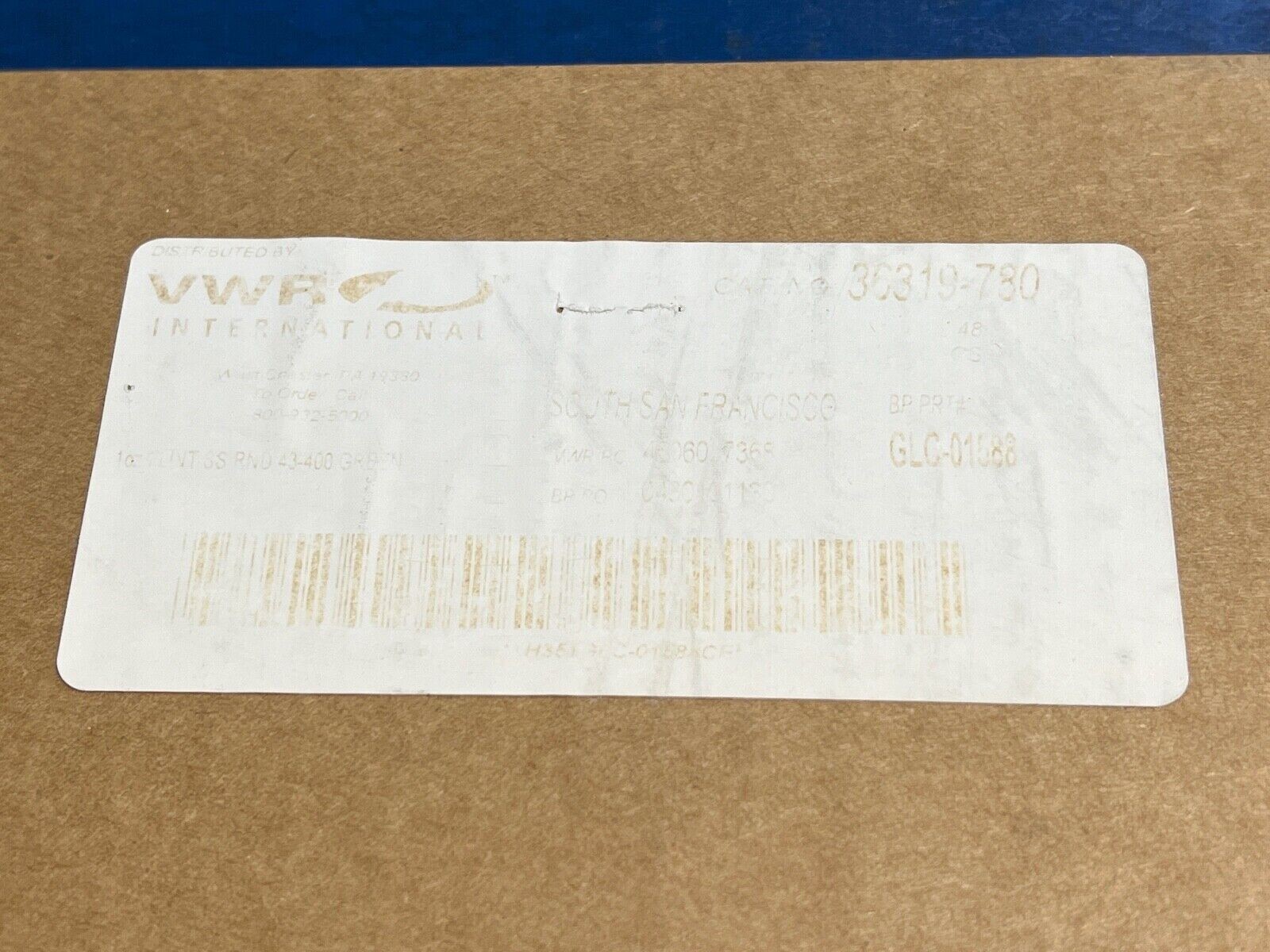 VWR 36319-780 Qorpak Straight Sided Round Bottles Clear VacuumTreated 45mL 30/PK