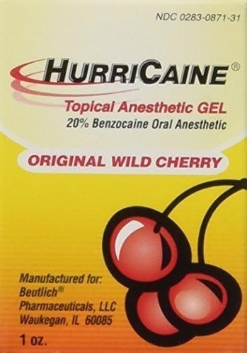 Dental Hurricaine Topical Anesthetic GEL 1oz – USA