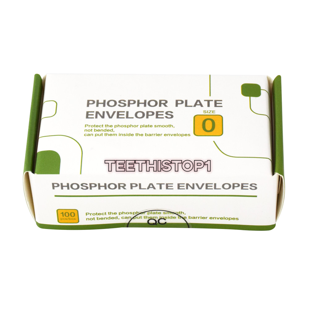 Dental Carton Protective Paper Cover Barrier Phosphor Plates Envelopes #0/1/2