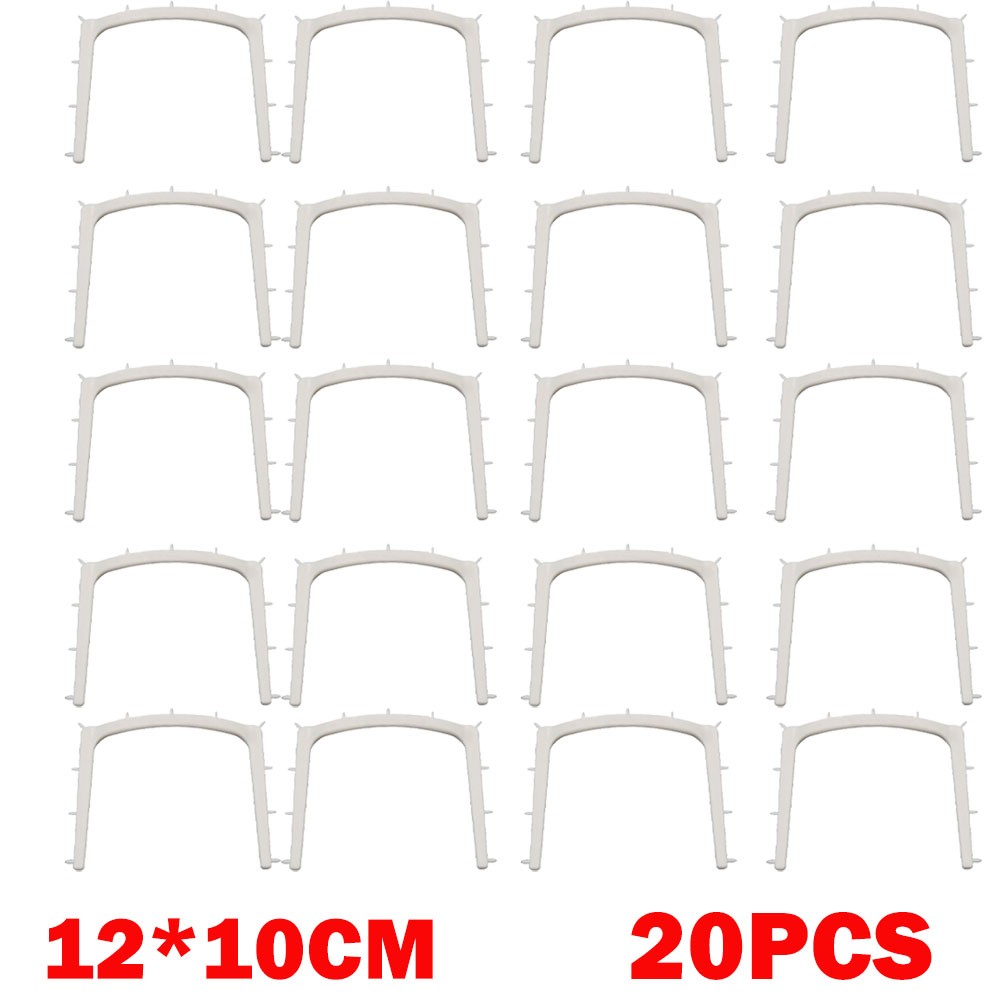 20Pcs Dental Autoclavable Plastic Rubber Dam Frame Holder U Shape Instrument US