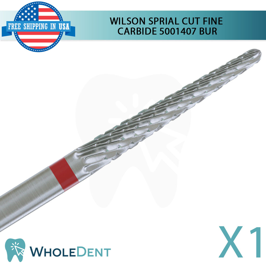 Spiral Cut Fine Carbide Bur Ø2.3mm 5001407 Dental Lab Fresas Low Speed