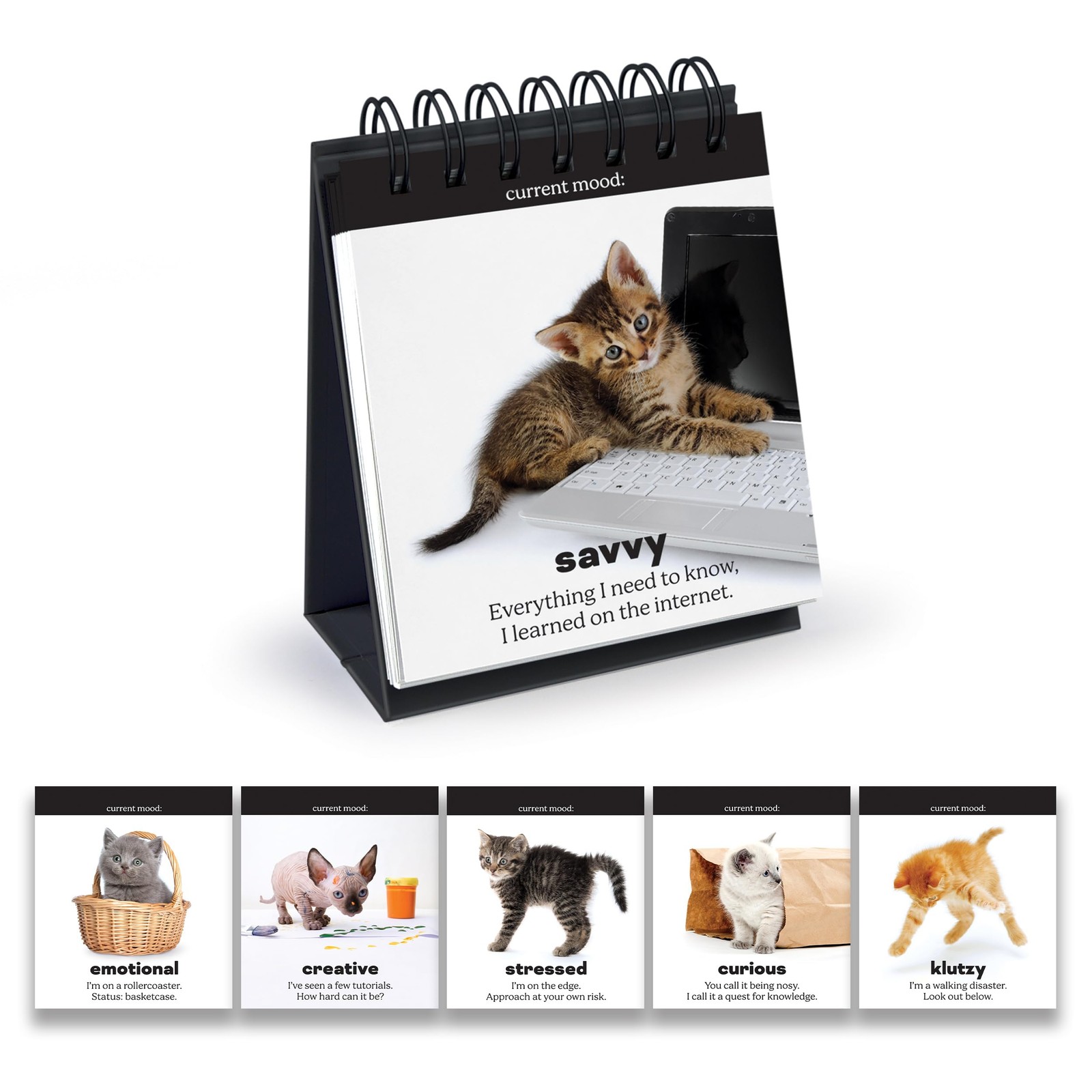Genuine Fred Daily Cattitude Desktop Flipchart 5287668