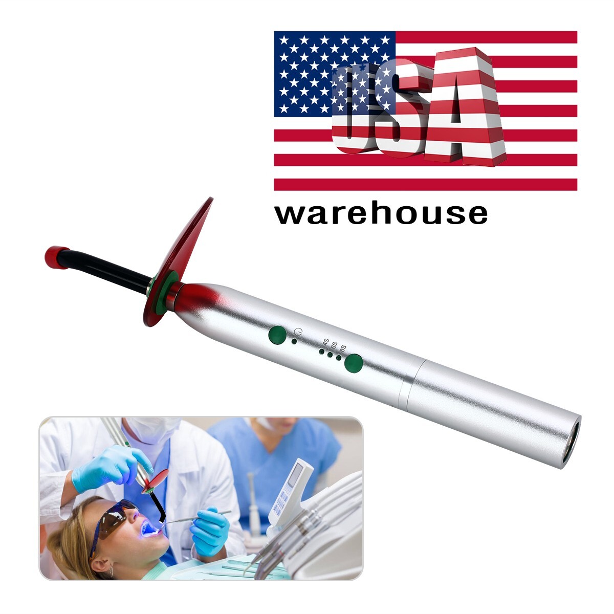 Dental LED Curing Light Lamp / Light Cure Composite Resin Shade A1 A2 A3 A3.5 B1