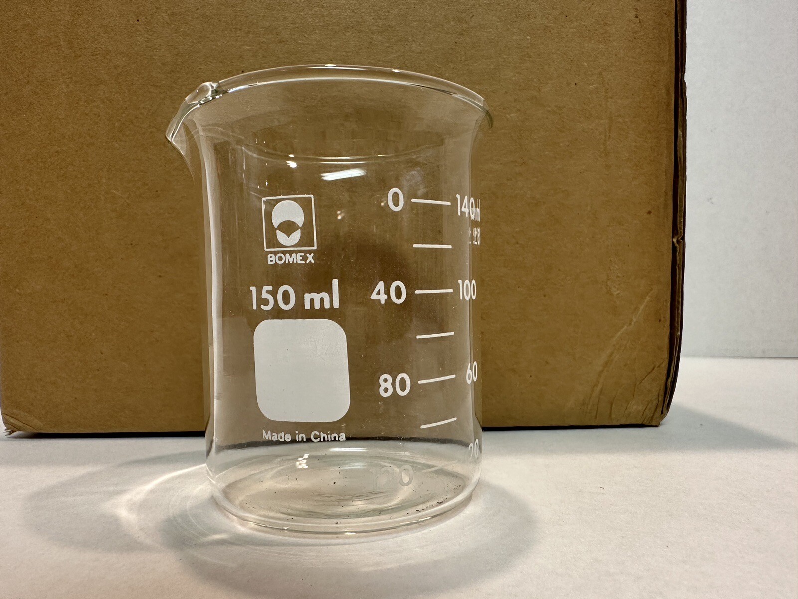 12 New Bomex 150 ml Beakers