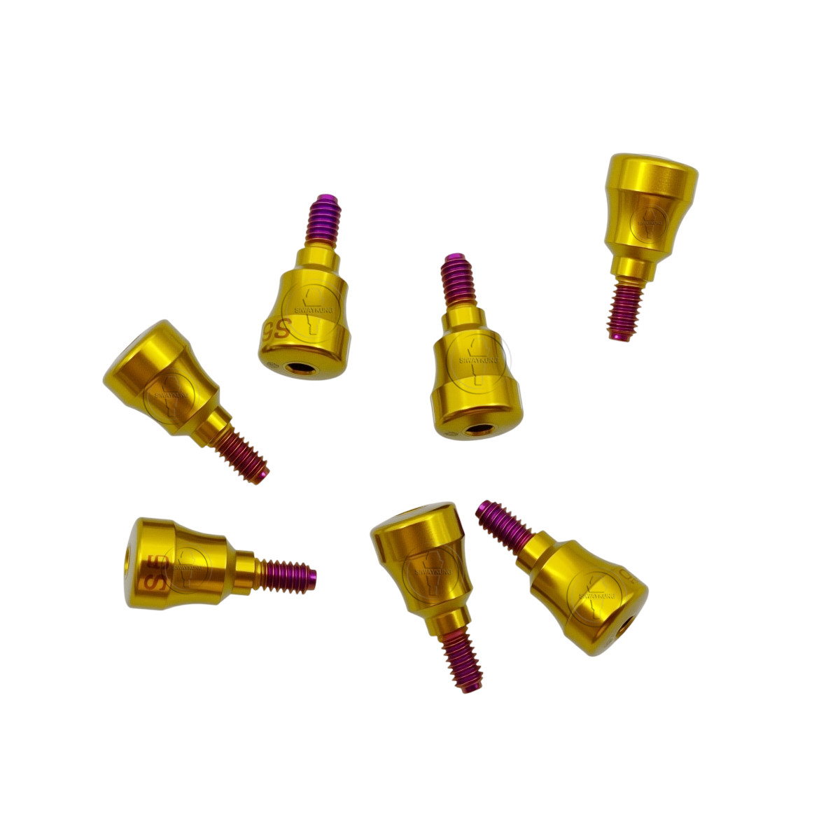 20 pcs Concave Healing cap healing abutment Gingiva formers fit to MIS Seven