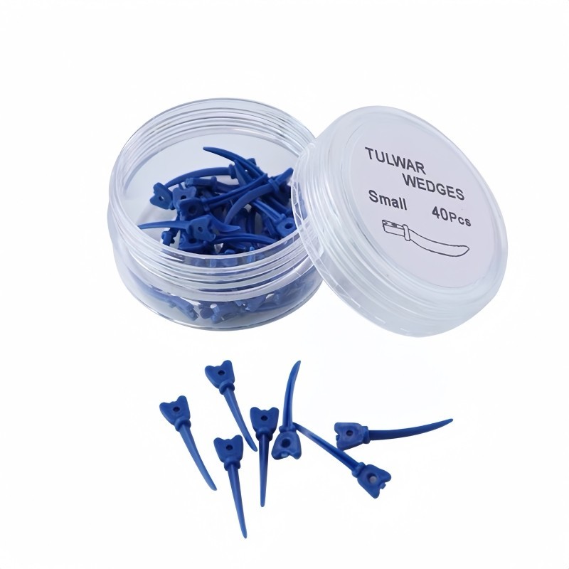 Dental Tulwar Wedges Sectional Matrix System Refill Diastema Plastic Wedge S/M/L
