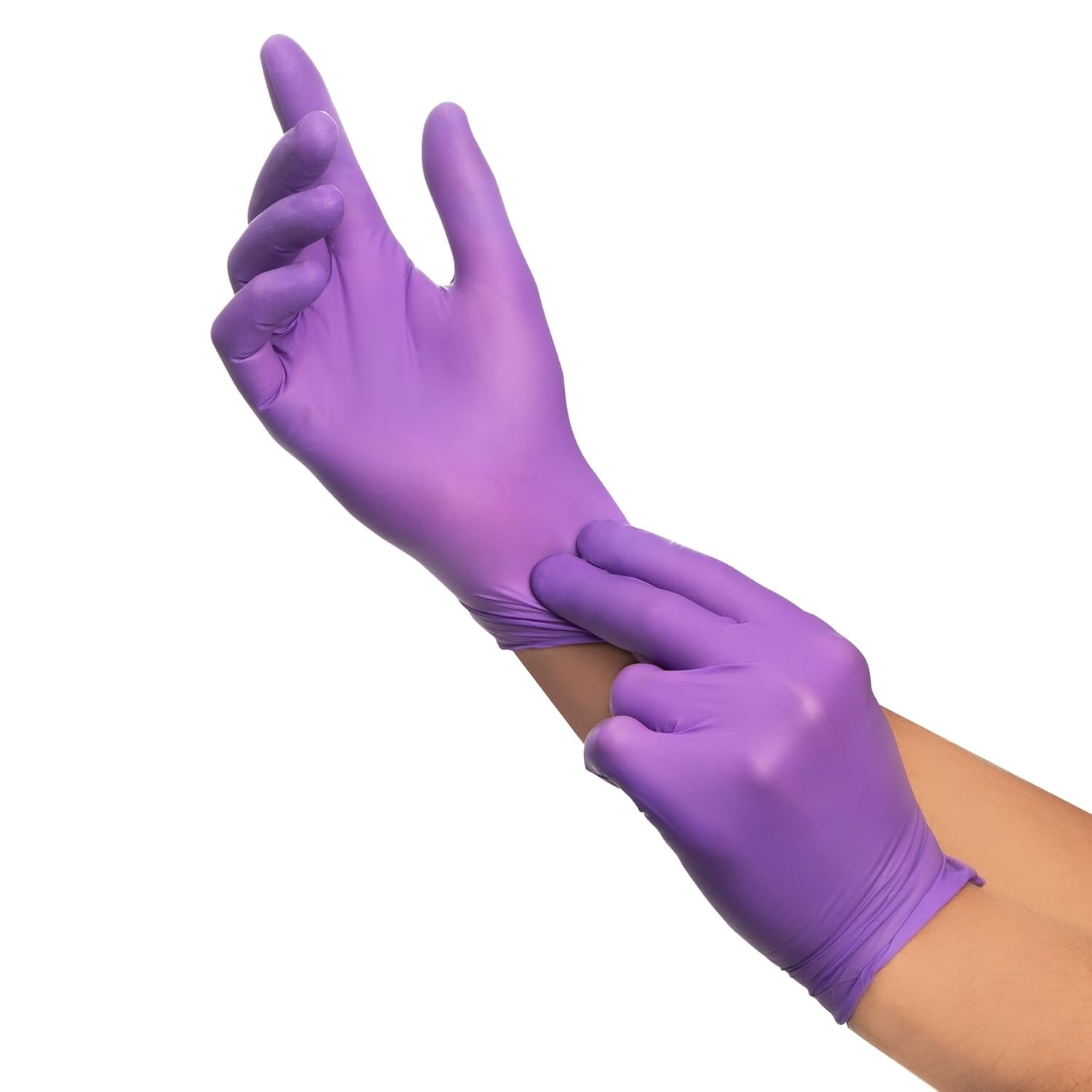 *1,000-Gloves* Halyard Purple Nitrile Powder-Free Dental Examination Large 53433