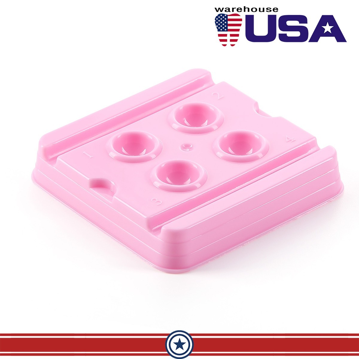 Dental Lab Disposable Mixing Wells Bonding Composite Adhesive 2/4 Holes