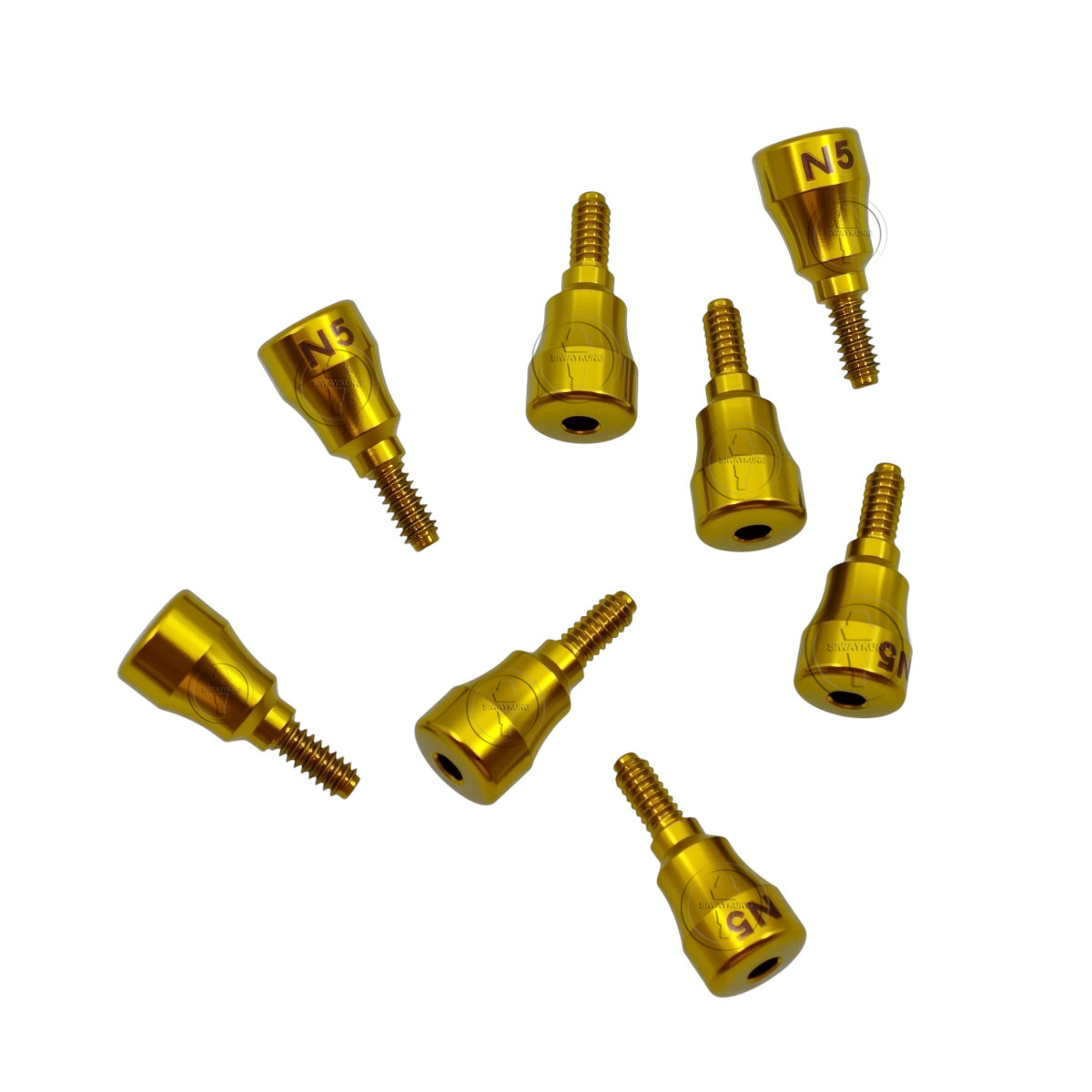 20 pcs Concave Healing cap healing abutment Gingiva formers fit to MIS Seven