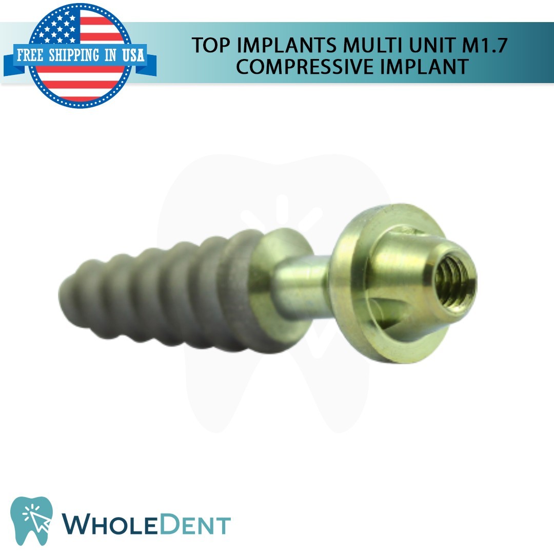 X10 Dental Multi Unit M1.7 Compressive Monoblock Fixture Titanium Sterile SLA