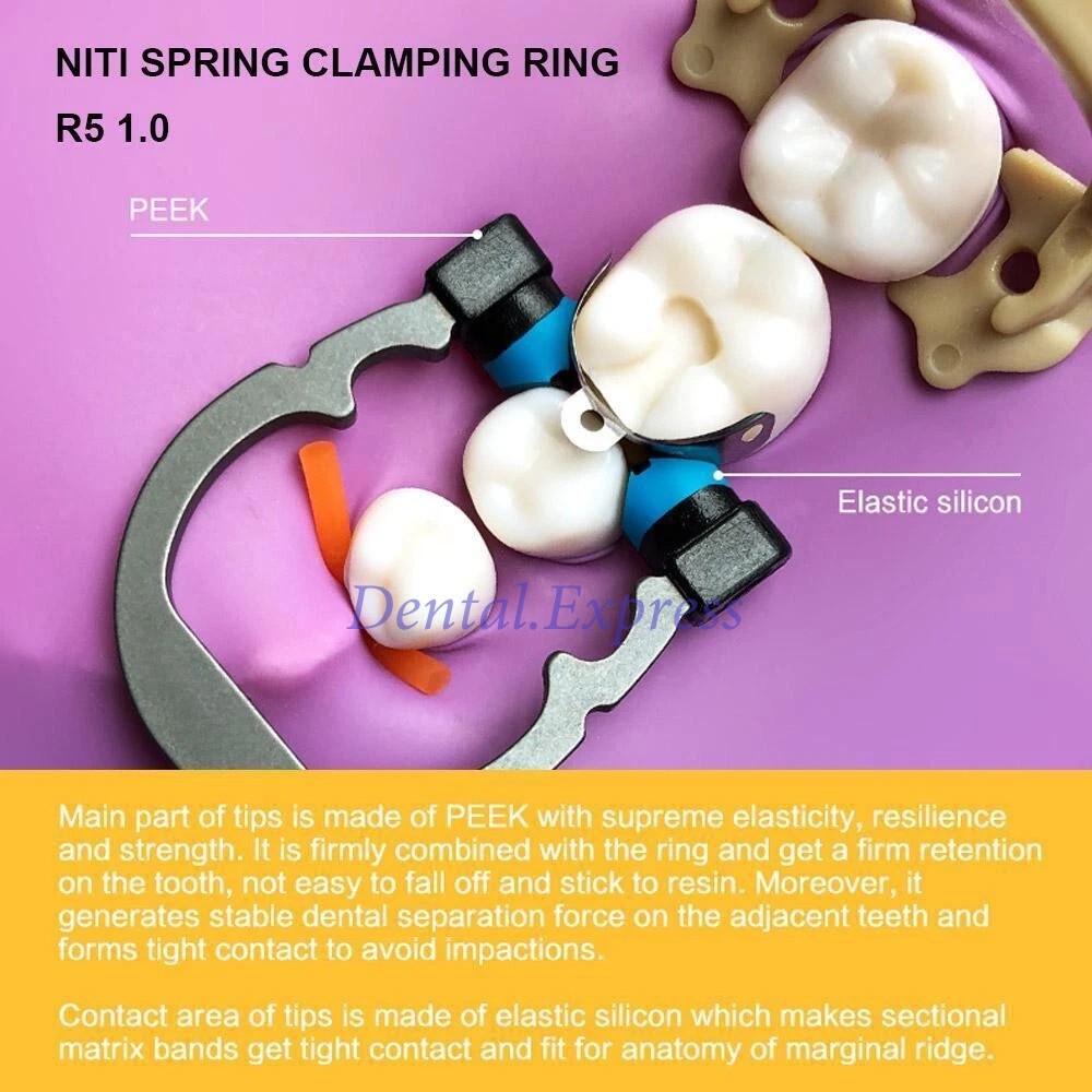 Dental Matrix Bands Sectional Matrice Clamp Ring Plier Wedges Palodent V3 System