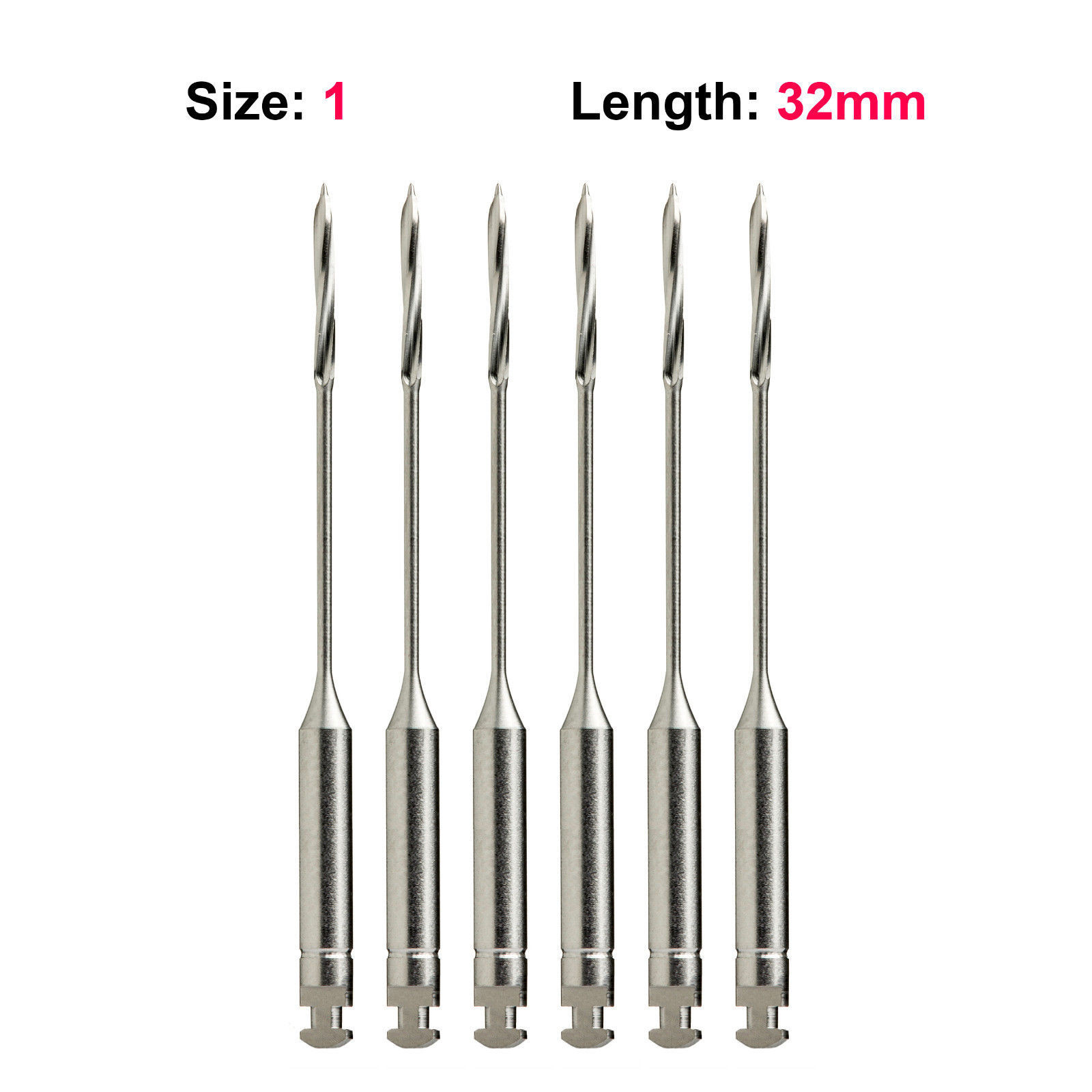 Peeso Reamers Endodontic Drills #1 32mm 6/Pkg