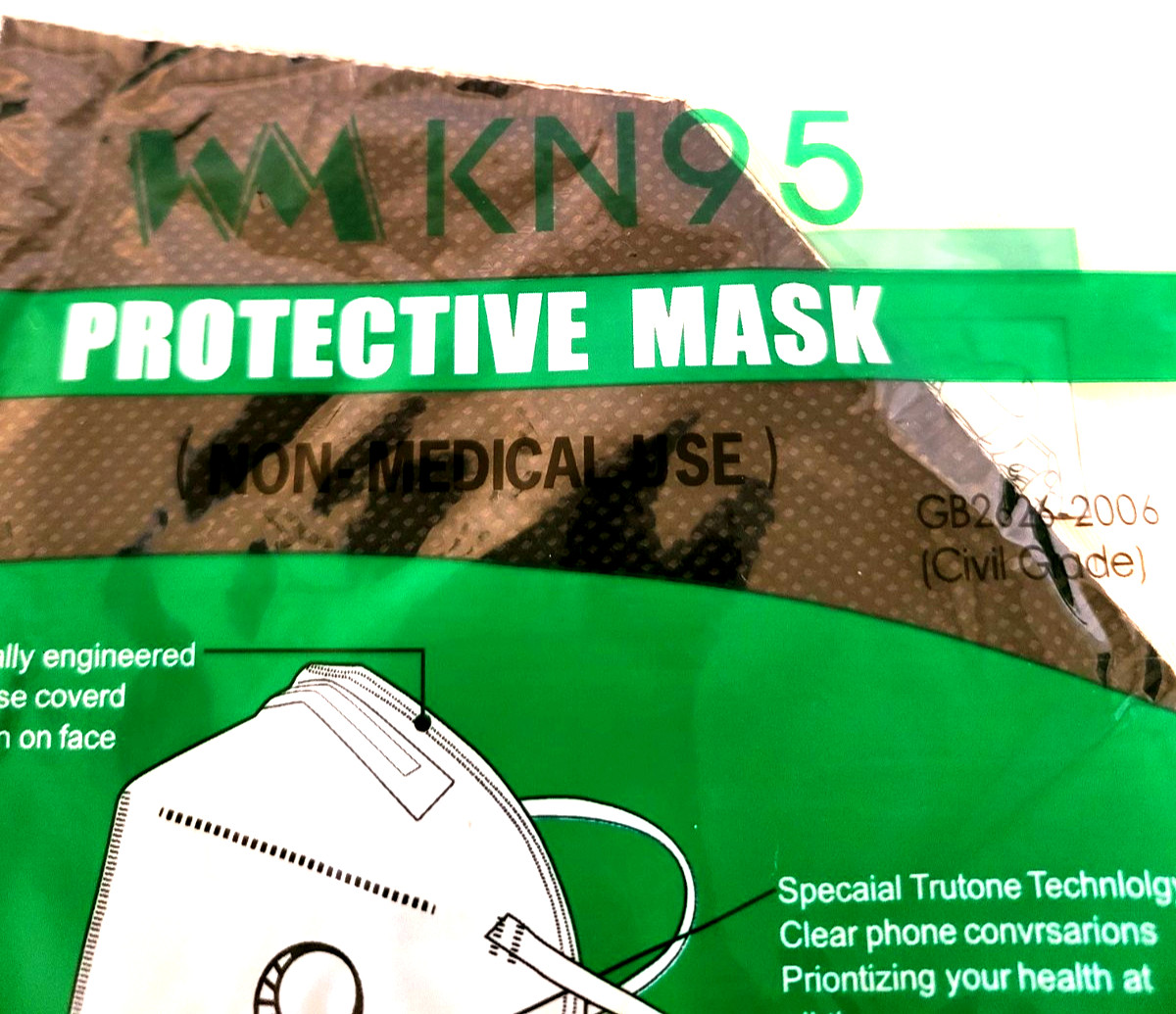 PROTECTIVE MASK KN95 Individually Wrap (50) Units Non-Medical Use NEW SEALED